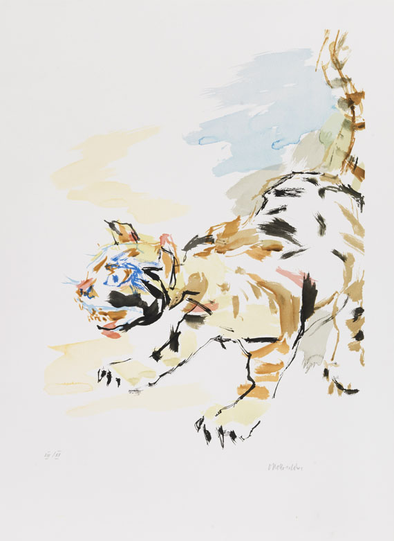 Oskar Kokoschka - Tigerkatze