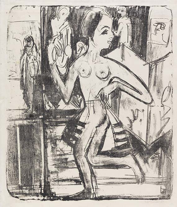Ernst Ludwig Kirchner - Nackttänzerin
