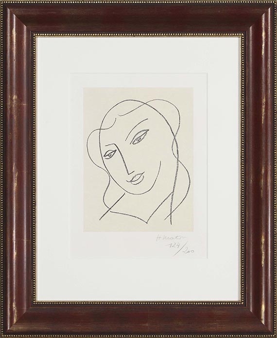 Henri Matisse - Etudes pour la Vierge "Tête voilée" - Frame image
