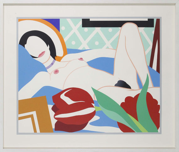 Tom Wesselmann - Monica with Tulips - Frame image