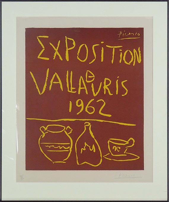 Pablo Picasso - Exposition de Vallauris 1962 - Frame image