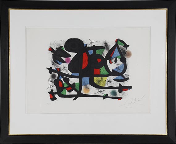 Joan Miró - La Luge des Amants I - Frame image