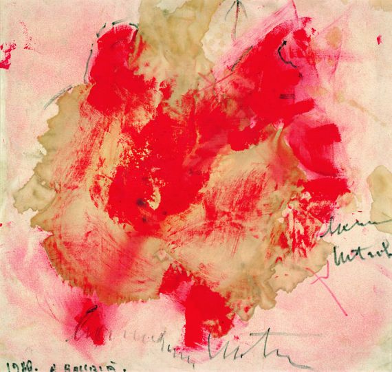 Hermann Nitsch - 2 Gemälde: Kompositionen