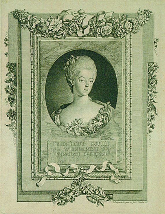 Daniel Chodowiecki - Prinzessin Friederike Sophie Wilhelmine von Preussen