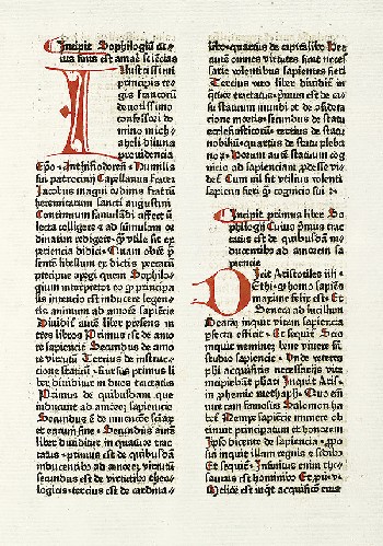 Jacobus Magni - Sophologium. Nicht nach 1473.