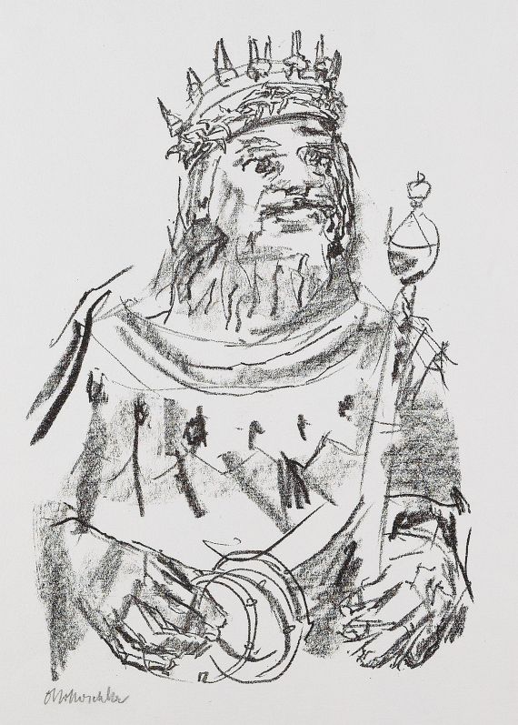 Oskar Kokoschka - Portrait of King Lear