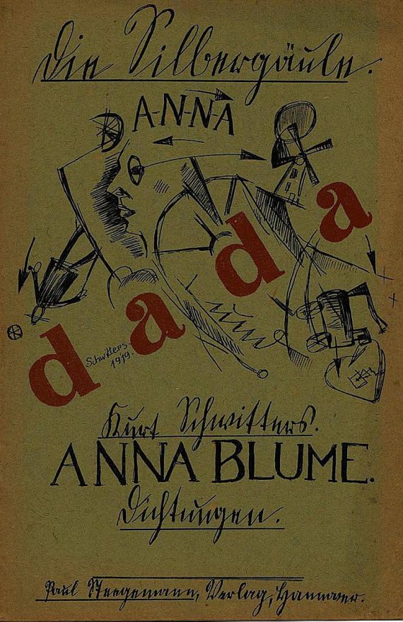 Kurt Schwitters - Anna Blume. (6.-10. Tsd.) 1919.