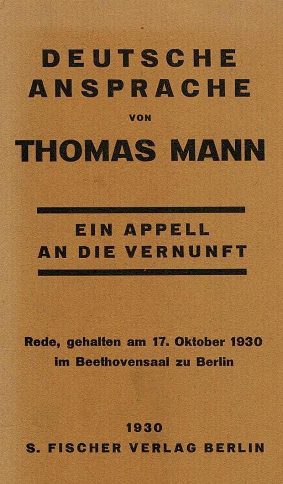 Thomas Mann - Mann, 11 Werke - 1914-49