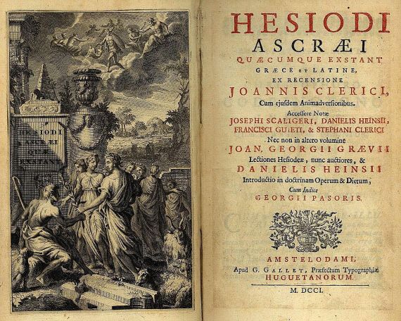 Johannis Clericus - Hesiodi ascraei quae cum que
