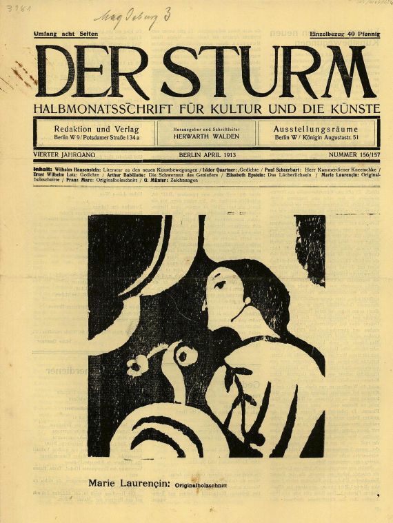 Der Sturm - Sturm, 1 Heft (M. Laurençin)