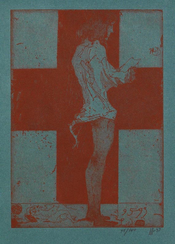 Horst Janssen - Rotes Kreuz