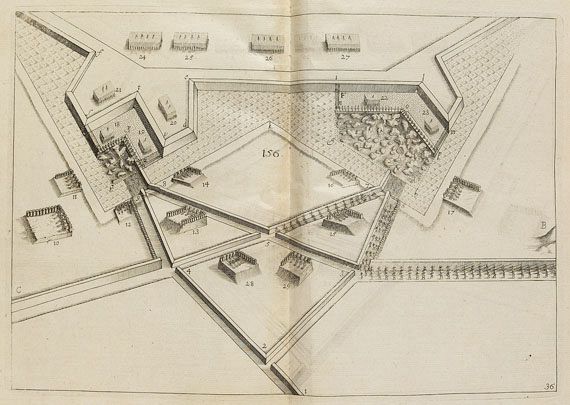 Samuel Marolois - Fortification. 1638