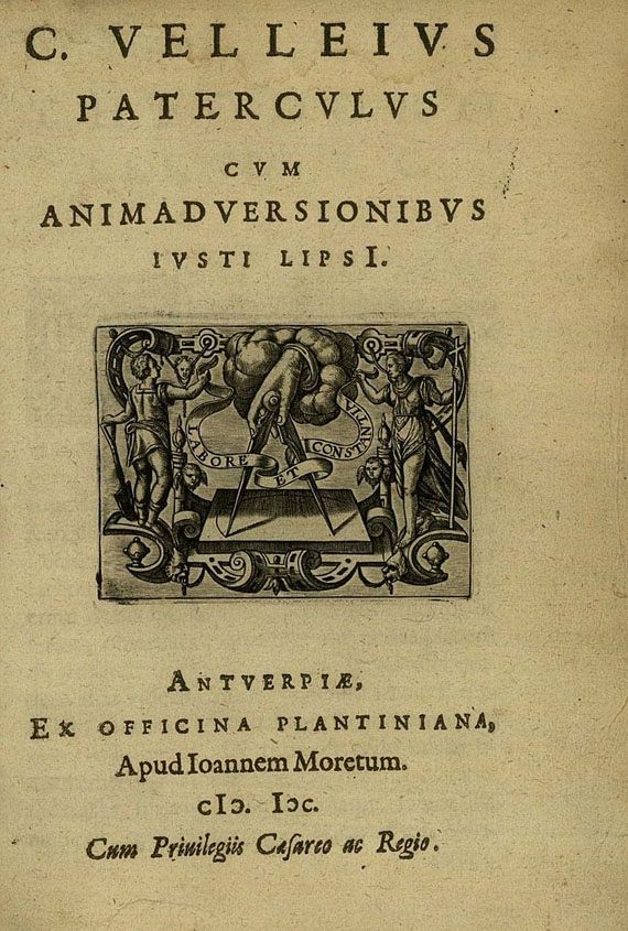 Gaius Velleius Paterculus - Historiae Romanae. 1600. [10]