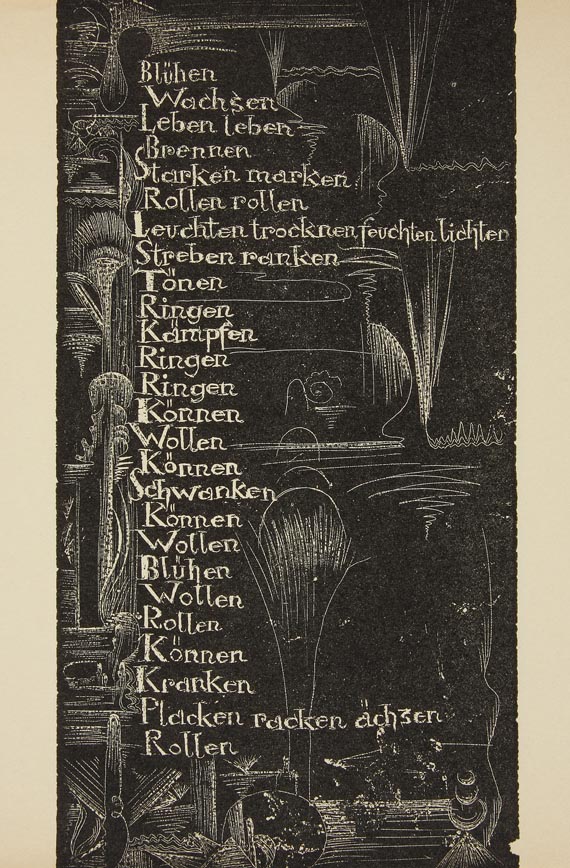Hamburger Handdrucke - Meier-Thur, Hugo, Weltwehe, (1922). (103)
