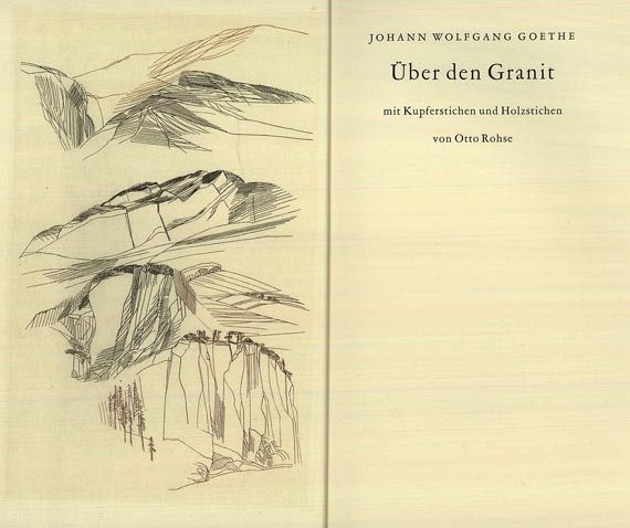 Otto Rohse - Kleist, Erdbeben. 1981 Dabei: Rohse: Goethe, Granit., zus. 2 Tle.
