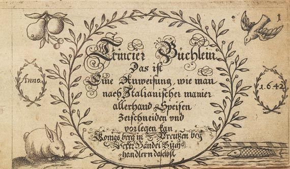 Mattia Giegher - Trincier Büchlein. 1642 - 