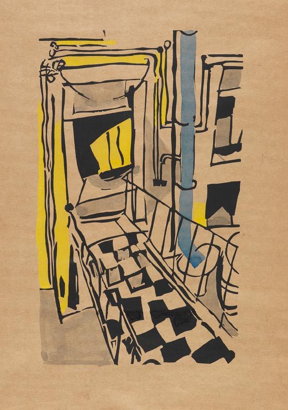 Jean Pougny - Prévert, L`atelier. 1964 - 