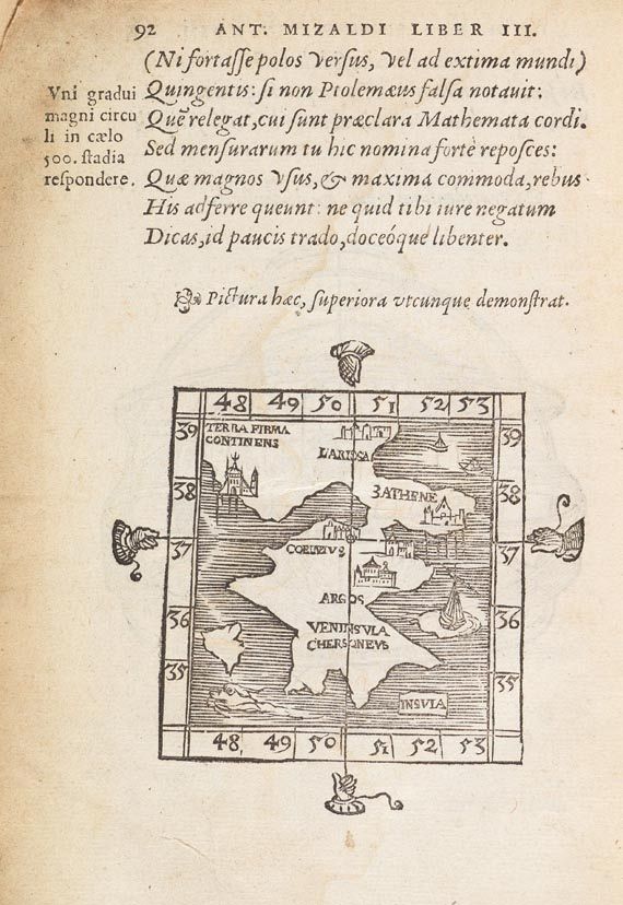 Antoine Mizauld - Mizaldi Monluciani, Mundi sphaera. 1552 (2) - 