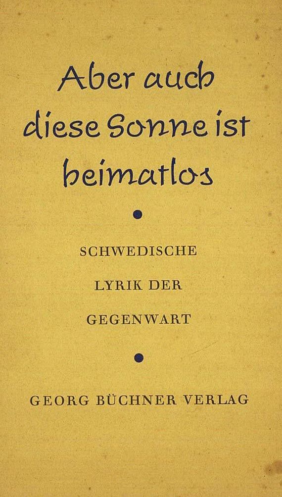 Nelly Sachs - Gedichte., 2 Bde. 1957.