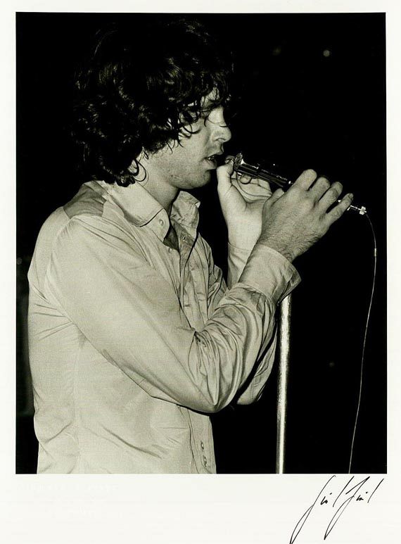 Günter Zint - 2 Fotografien: Jim Morrison, 1967 + John Lennon, 1966