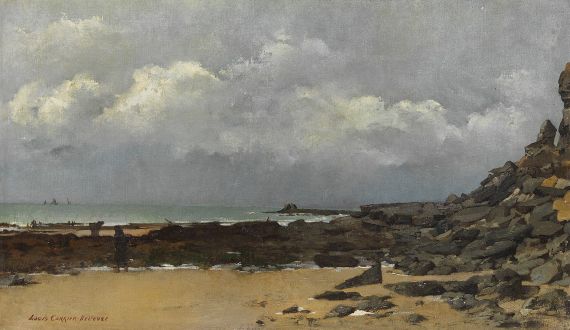 Louis Robert Carrier-Belleuse - Französische Küste
