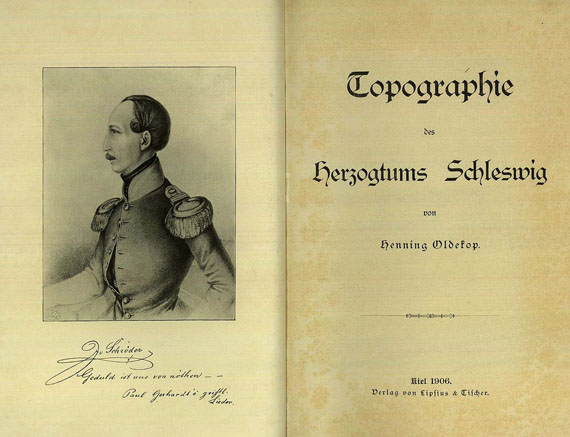Deutschland - Oldekop, H., Topographie des Herzogtums Schleswig 3 Bde. 1906