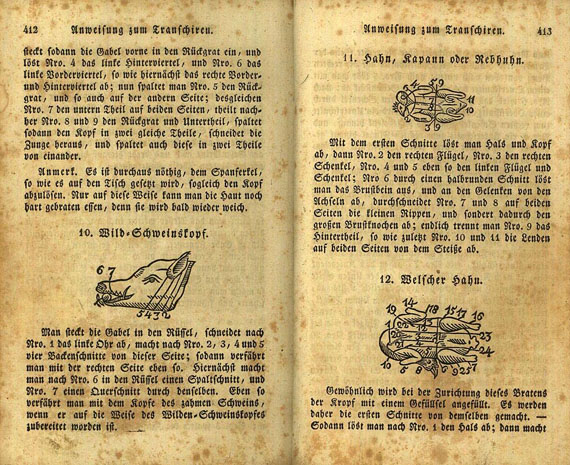 Caroline Kümicher - Constanzer Kochbuch. 1825-1827. 2 Bde.