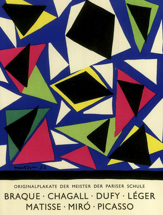 Pablo Picasso - La Gueree. 1954 - Dabei: Originalplakate. 1959