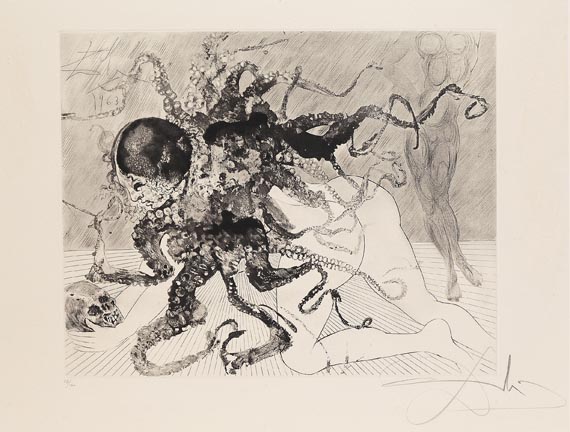 Salvador Dalí - Medusa