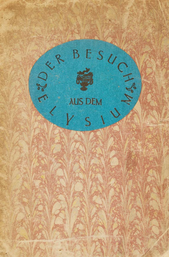 Franz Werfel - Der Besuch aus dem Elysium. 1912 - Cover