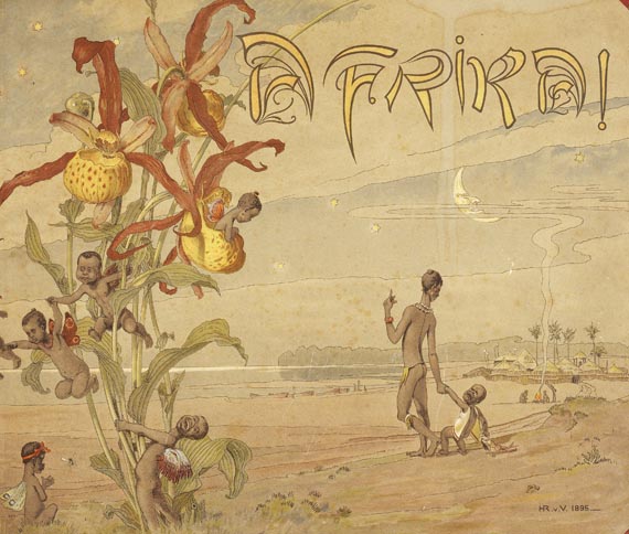 Hans Richard von Volkmann - Afrika 1895. - Cover
