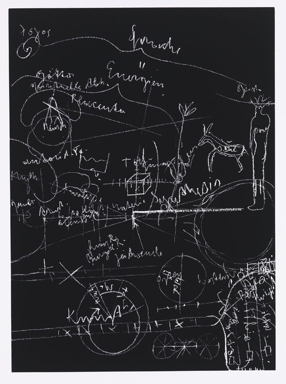 Joseph Beuys - 3 Blätter: Tafel I, II und III