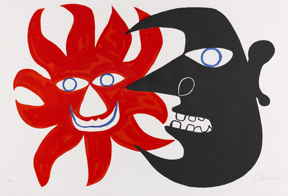 Alexander Calder - Red Sun, black Moon