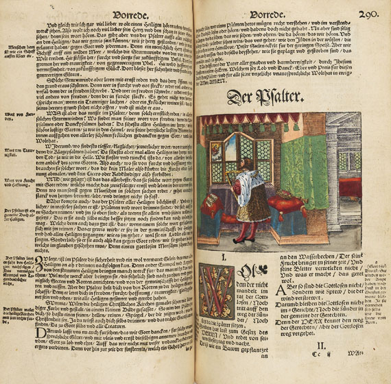 Martin Luther - Biblia germanica, altkoloriert. 1547. - 