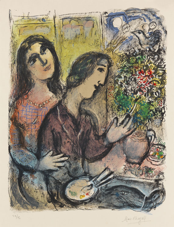 Marc Chagall - Die Frau des Malers