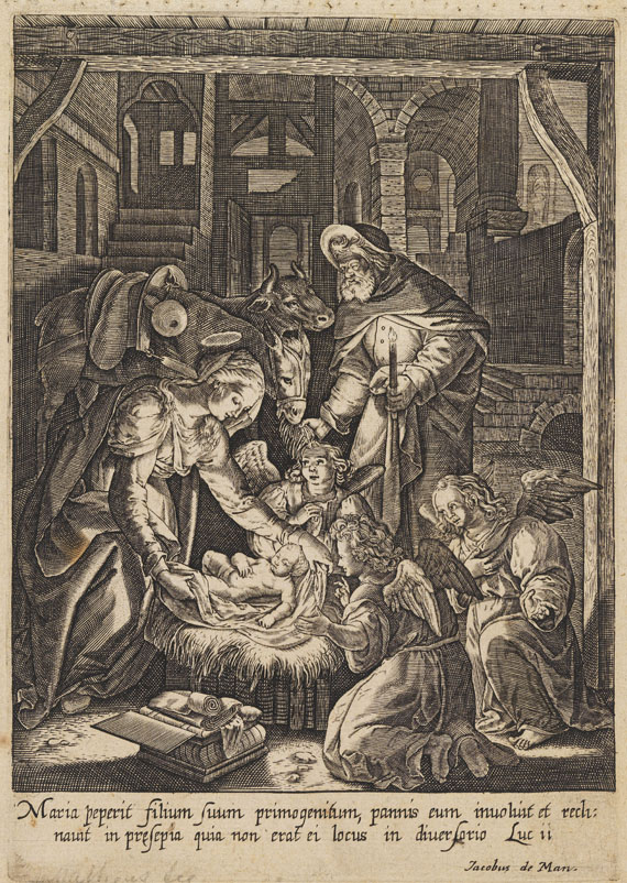 Religiöse Graphik - Maria und Jesus, Einzelblätter.