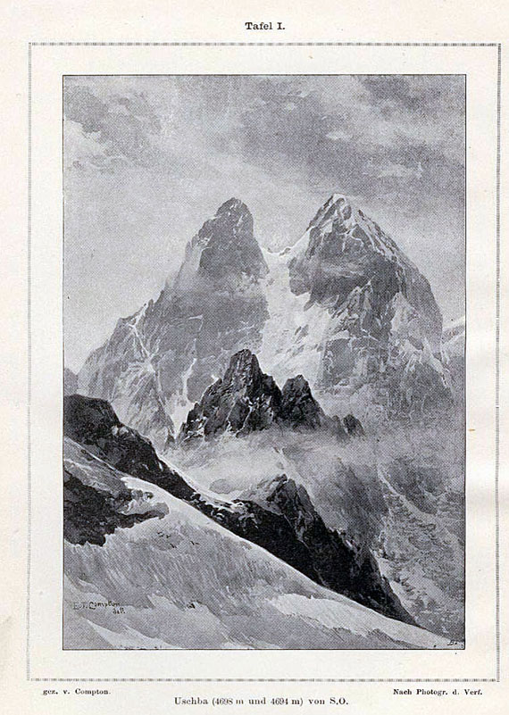 Gottfried Merzbacher - Aus den Hochregionen des Kaukasus. 1901. 2 Bde.