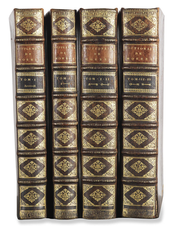 Louis Moreri - Dictionaire Historique.  4 Bde, 1716- 1724.