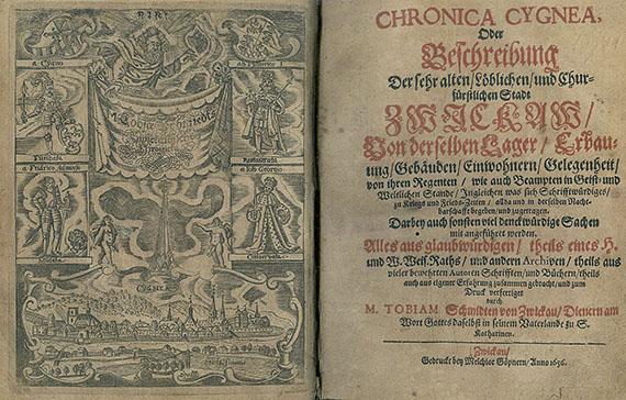 Tobias Schmidt - Chronica cygnea. 1656