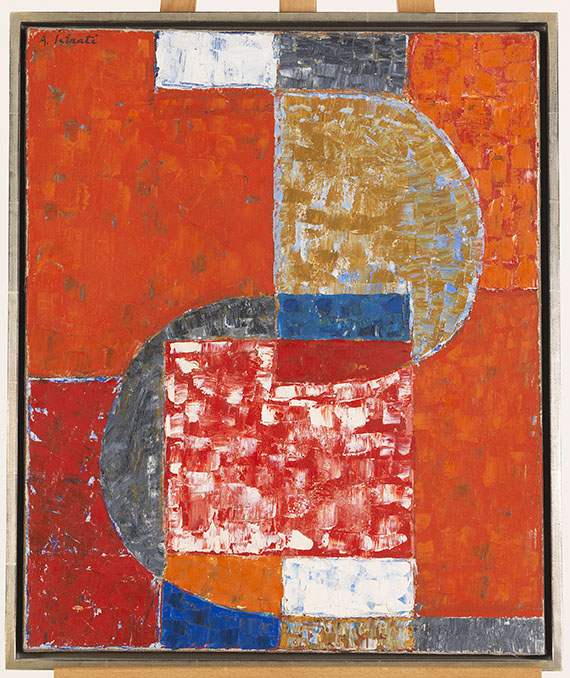 Alexander Istrati - Forms en Rouge - Frame image