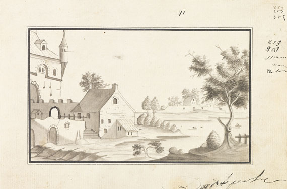  Album amicorum - Studentenstammbuch. Göttingen. 1774-95