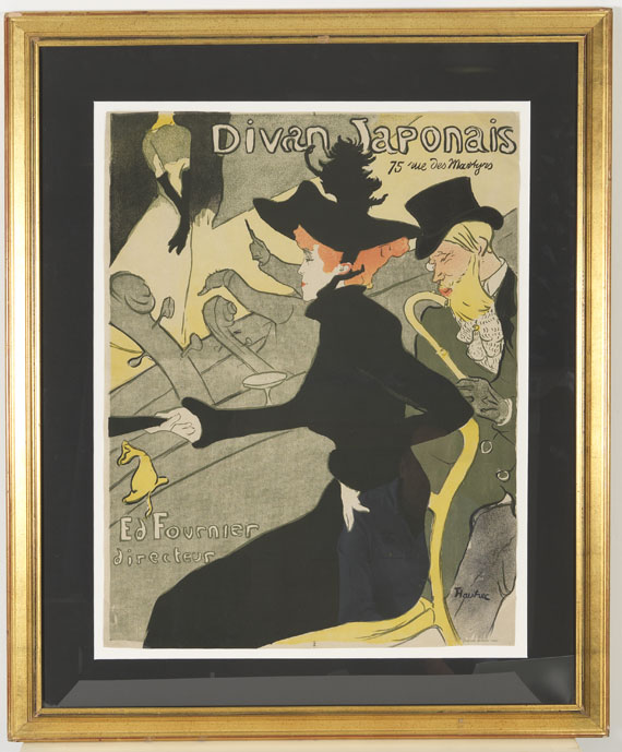 Henri de Toulouse-Lautrec - Divan Japonais - Frame image