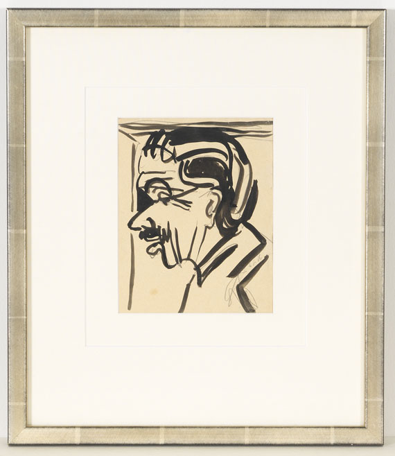 Ernst Ludwig Kirchner - Männerporträt - Frame image