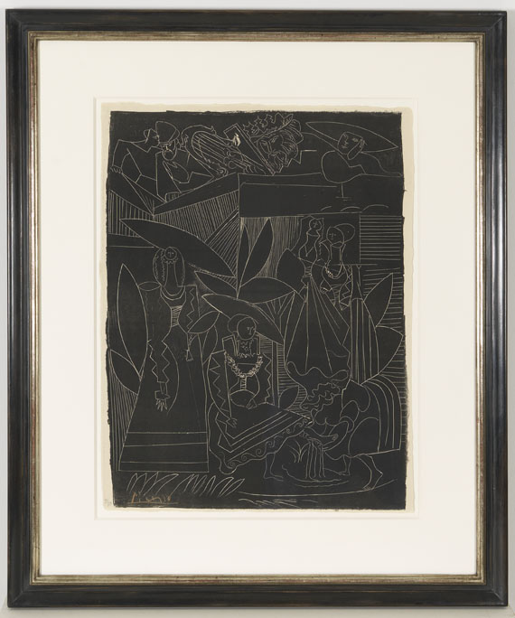 Pablo Picasso - David et Bethsabée - Frame image