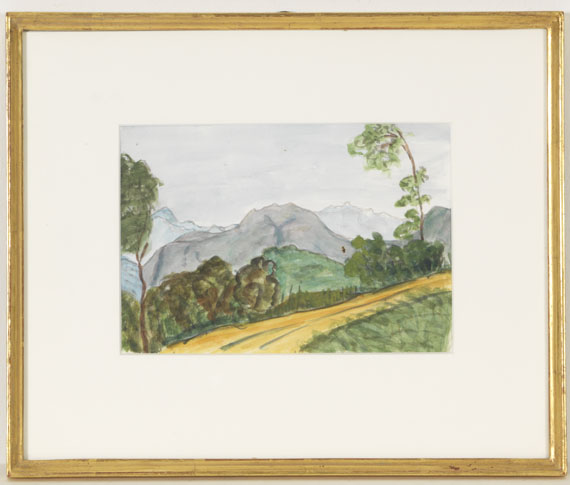 Hermann Hesse - Landschaft bei Montagnola - Frame image