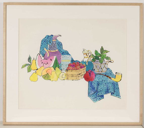 Andy Warhol - Still Life with Fruit on Table - Frame image
