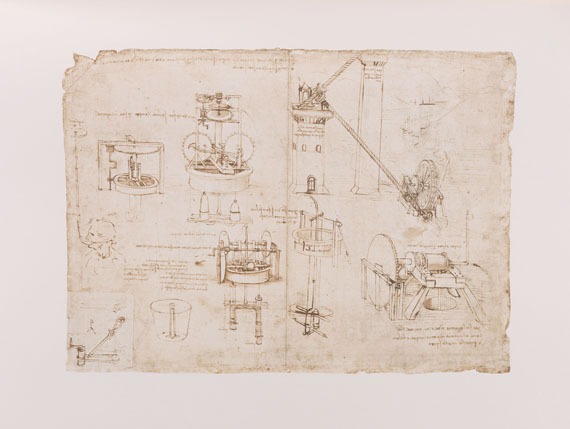  Leonardo da Vinci - Il Codice Atlantico. 12 Bde. 1973. - 