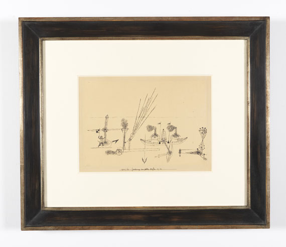 Paul Klee - Zeichnung zum gelben Hafen - Frame image