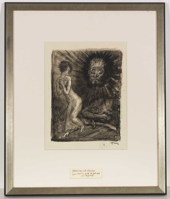 Alfred Kubin - Johannes und Salome - Frame image