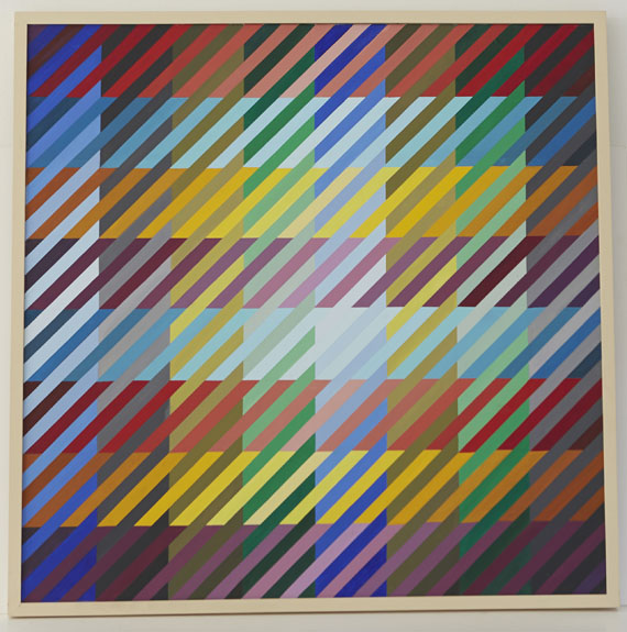 Anton Stankowski - 64 Farben begegnen sich - Frame image